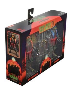 Neca Teenage Mutant Ninja Turtles III Leonardo & Michelangelo