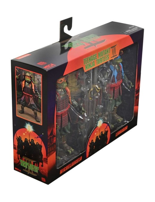 Neca Teenage Mutant Ninja Turtles III Leonardo & Michelangelo