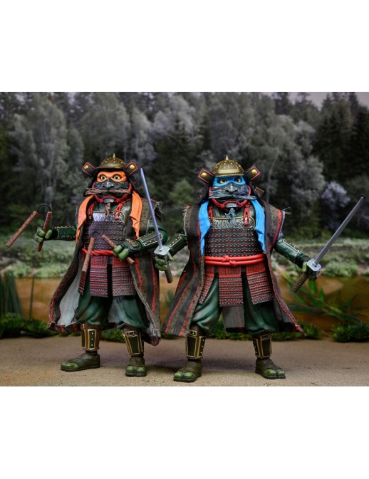 Neca Teenage Mutant Ninja Turtles III Leonardo & Michelangelo