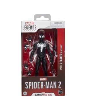 Hasbro Marvel Legends Gamerverse Marvel's Spider-Man 2 Peter Parker Black Suit