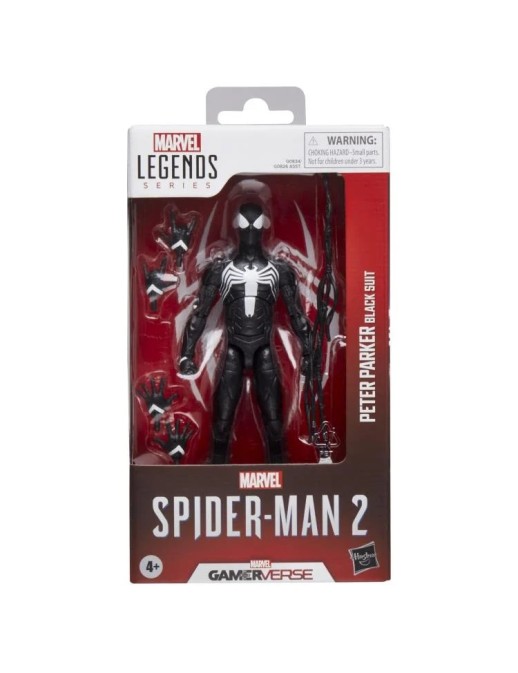 Hasbro Marvel Legends Gamerverse Marvel's Spider-Man 2 Peter Parker Black Suit