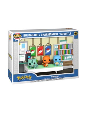 Funko POP! Deluxe Moment 01 Pokémon Bulbasaur Charmander Squirtle