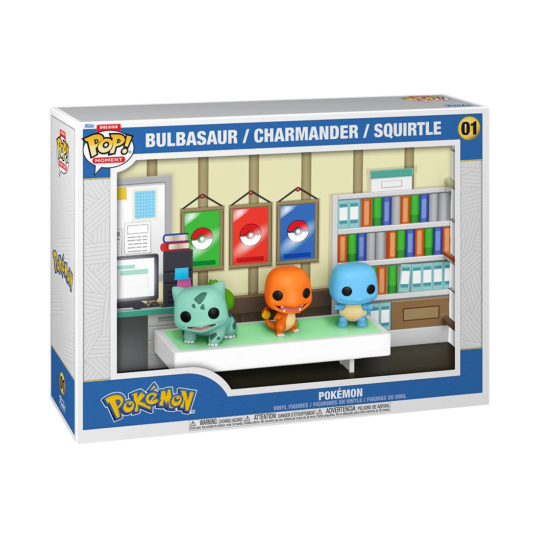 FUNKO POP! DELUXE MOMENT 01 POKÉMON BULBASAUR CHARMANDER SQUIRTLE