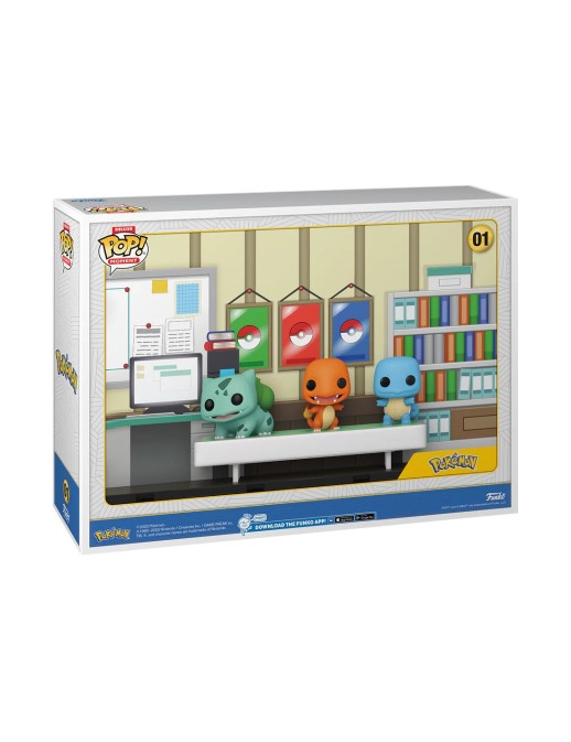 Funko POP! Deluxe Moment 01 Pokémon Bulbasaur Charmander Squirtle