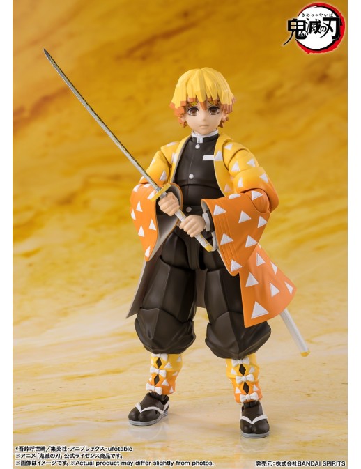 Bandai S.H. Figuarts Demon Slayer Kimetsu No Yaiba Zenitsu Agatsuma