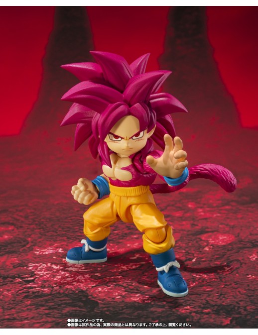 Bandai S.H. Figuarts Dragon Ball Daima Son Goku Super Saiyan 4 Mini
