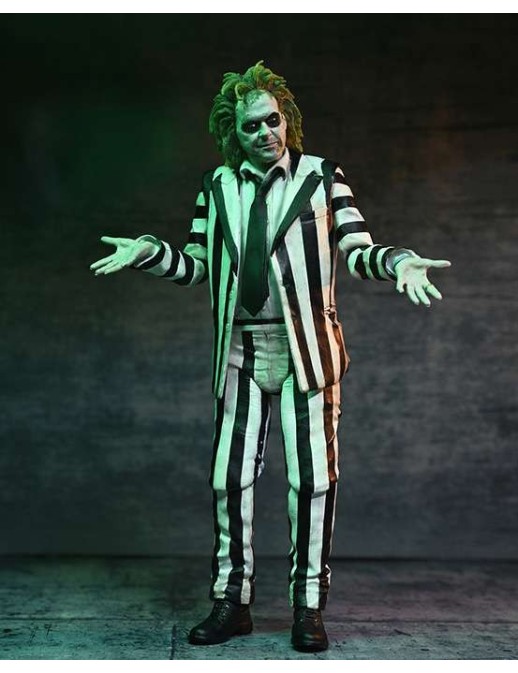Neca Beetlejuice Beetlejuice Striped Suit Beetlejuice