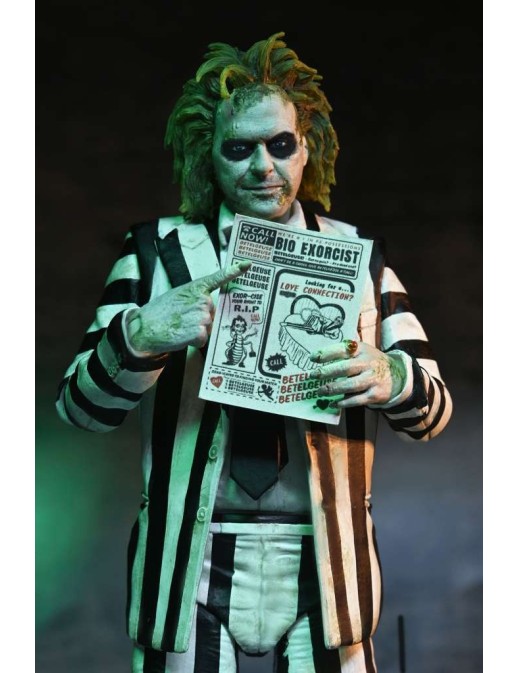 Neca Beetlejuice Beetlejuice Striped Suit Beetlejuice