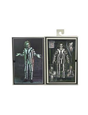 Neca Beetlejuice Beetlejuice Striped Suit Beetlejuice