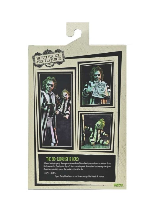Neca Beetlejuice Beetlejuice Striped Suit Beetlejuice