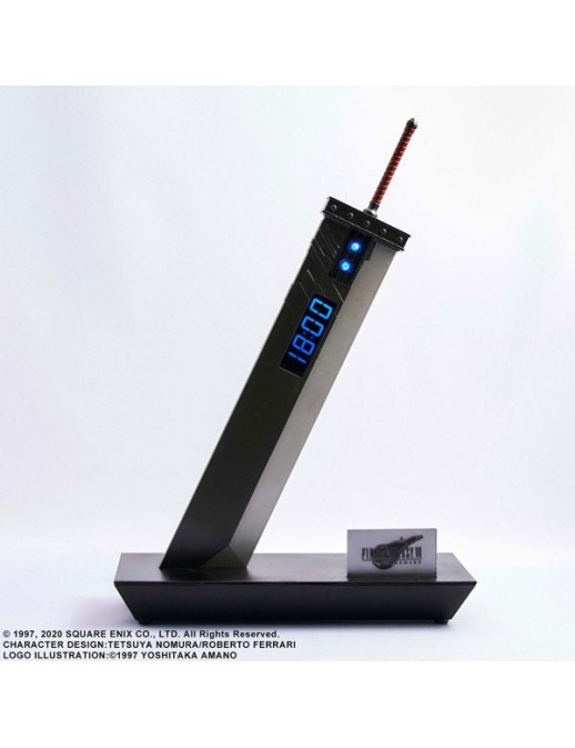 Square Enix Final Fantasy VII Remake Buster Sword Digital Clock