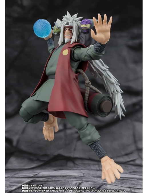 Bandai S.H. Figuarts Naruto Shippuden Jiraiya Konoha Heroic Master Sage Sage Mode Set