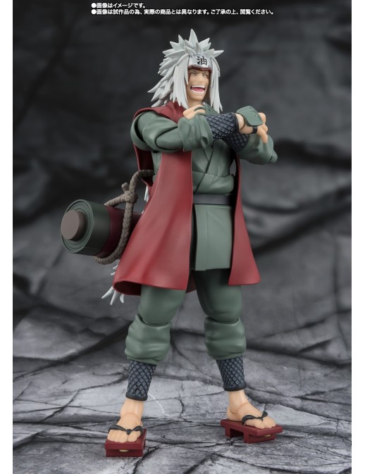Bandai S.H. Figuarts Naruto Shippuden Jiraiya Konoha Heroic Master Sage Sage Mode Set