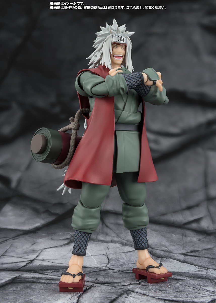 BANDAI S.H. FIGUARTS NARUTO SHIPPUDEN JIRAIYA KONOHA HEROIC MASTER SAGE SAGE MODE SET