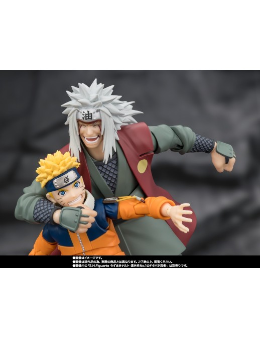 Bandai S.H. Figuarts Naruto Shippuden Jiraiya Konoha Heroic Master Sage Sage Mode Set