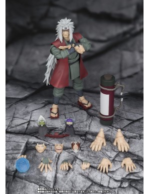 Bandai S.H. Figuarts Naruto Shippuden Jiraiya Konoha Heroic Master Sage Sage Mode Set