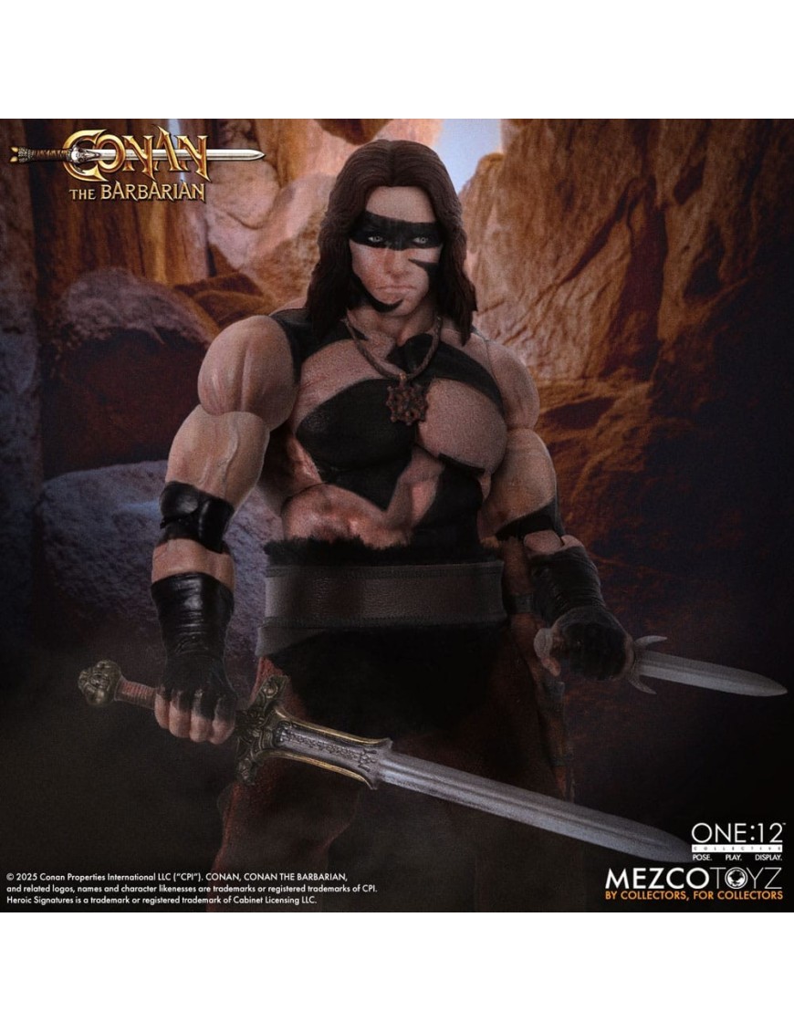 Mezco Toys The One 12 Collective Conan the Barbarian Conan War Paint Edition Mezco Toys The One 12 Collective Conan the Barbarian Conan War Paint Edition