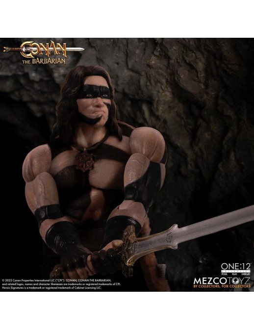 Mezco Toys The One 12 Collective Conan the Barbarian Conan War Paint Edition