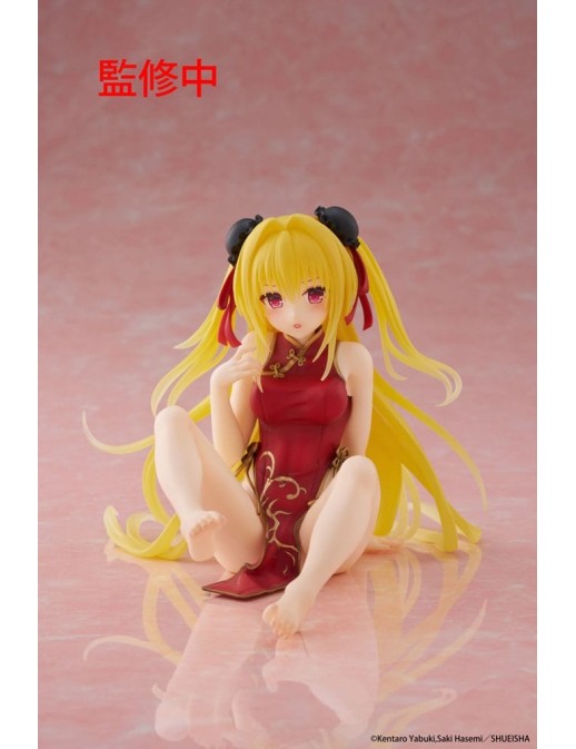 Taito Desktop Cute To Love-Ru Darkness Golden Chinese Dress Version