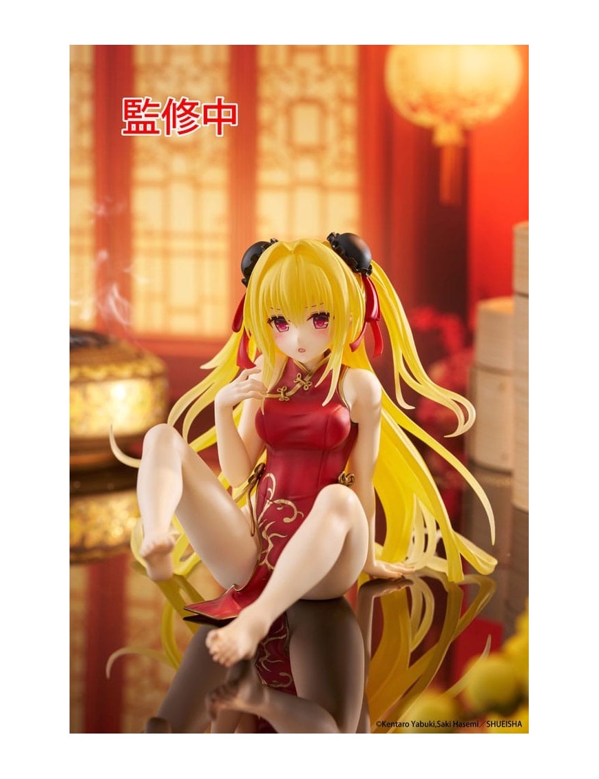 Taito Desktop Cute To Love-Ru Darkness Golden Chinese Dress Version Taito Desktop Cute To Love-Ru Darkness Golden Chinese Dress Version