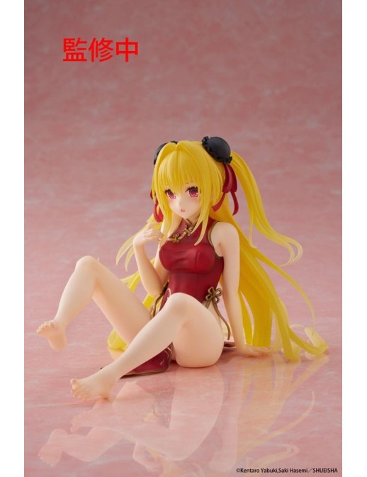 Taito Desktop Cute To Love-Ru Darkness Golden Chinese Dress Version