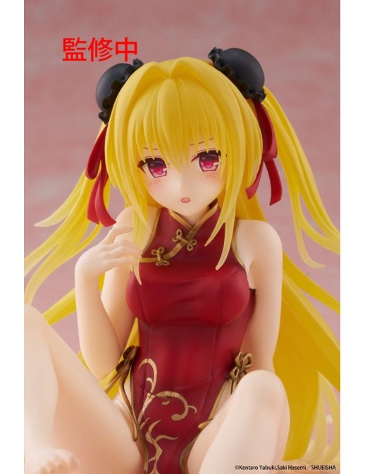 Taito Desktop Cute To Love-Ru Darkness Golden Chinese Dress Version