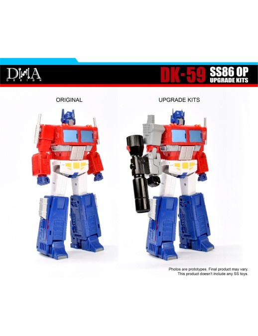 DNA Design DK-59 Upgrade Kits for Studio Series 86-31 Commander Class Optimus Prime