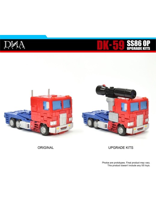 DNA Design DK-59 Upgrade Kits for Studio Series 86-31 Commander Class Optimus Prime