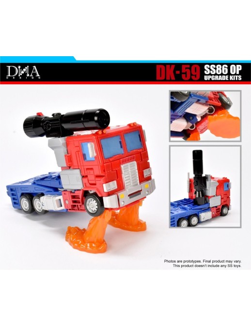 DNA Design DK-59 Upgrade Kits for Studio Series 86-31 Commander Class Optimus Prime