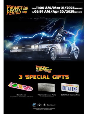 Blitzway Back to the Future Part II DeLorean 1/6 Scale
