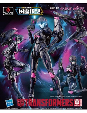 Flame Toys Model Kit Series Transformers Black Arcee