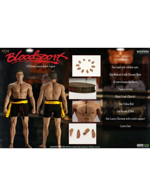 Infinite Statue & Collectibles Luxury Action Figure Bloodsport Frank Dux Standard Version