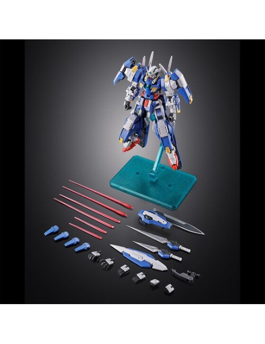 P-Bandai Real Grade RG 1/144 Mobile Suit Gundam GN-001hs-A01 Gundam Avalanche Exia Celestial Being Mobile Suit