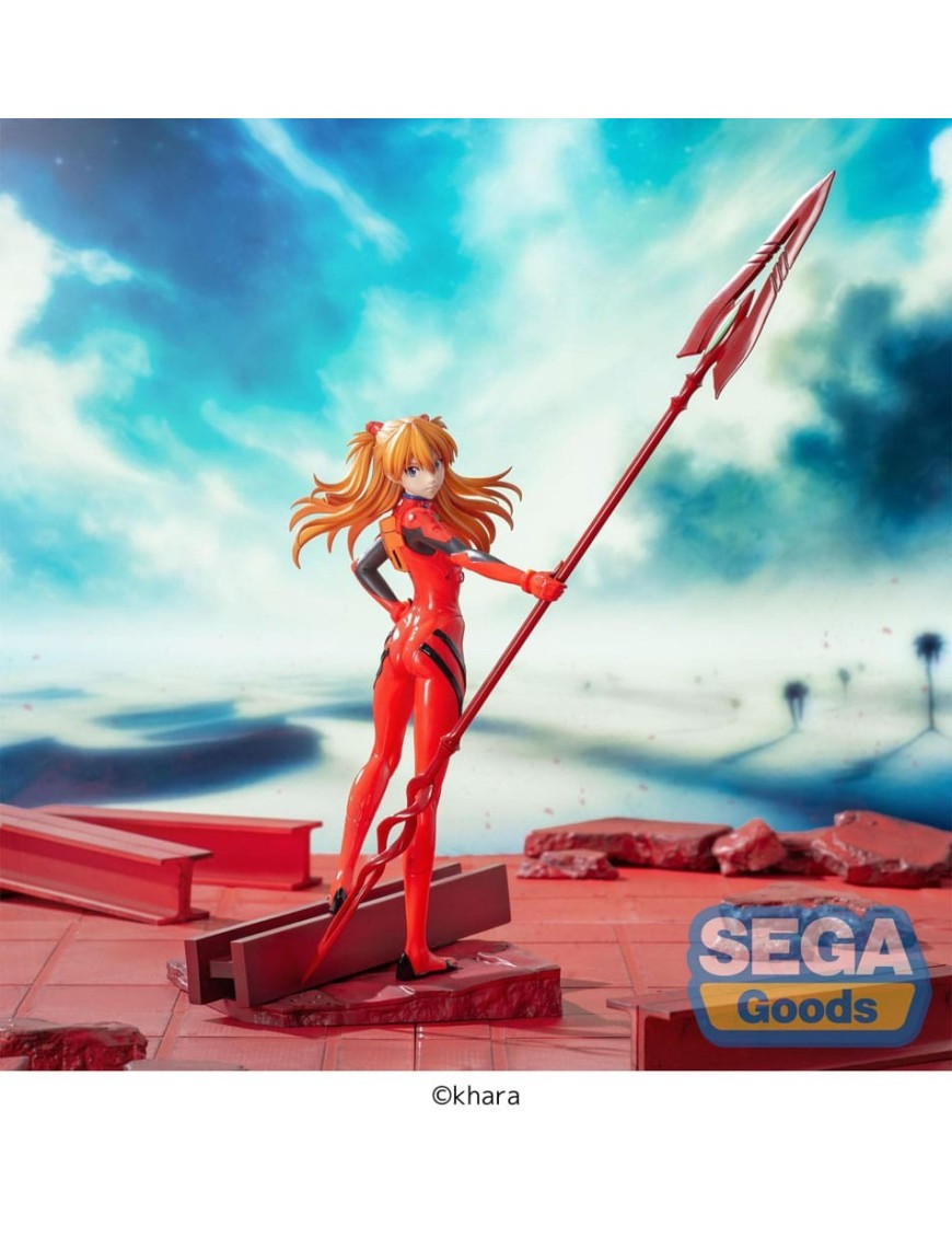 Sega Luminasta Rebuild of Evangelion Asuka Shikinami Langley x Spear of Longinus Sega Luminasta Rebuild of Evangelion Asuka Shikinami Langley x Spear of Longinus