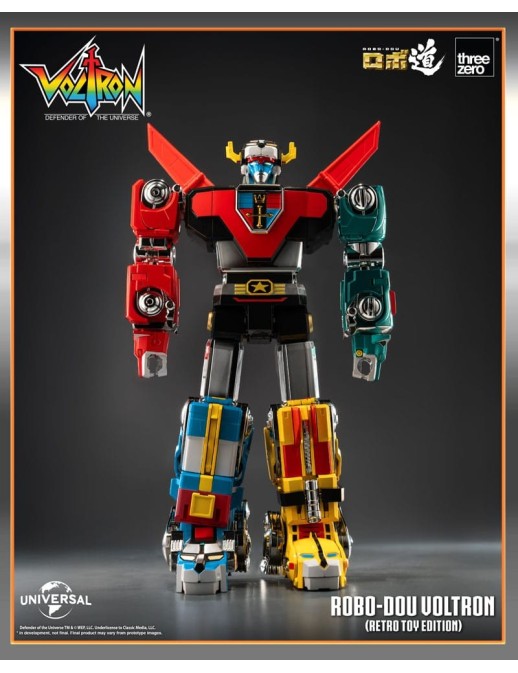 Threezero ROBO-DOU Voltron Defender of the Universe Retro Toy Edition