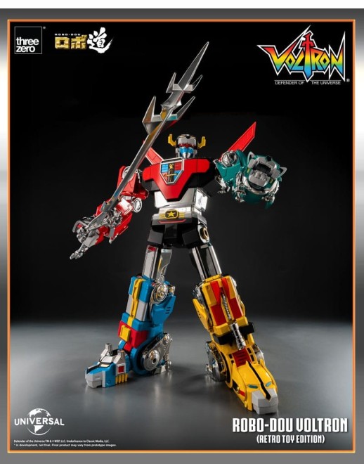Threezero ROBO-DOU Voltron Defender of the Universe Retro Toy Edition