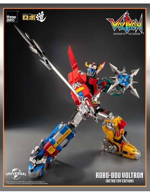 Threezero ROBO-DOU Voltron Defender of the Universe Retro Toy Edition