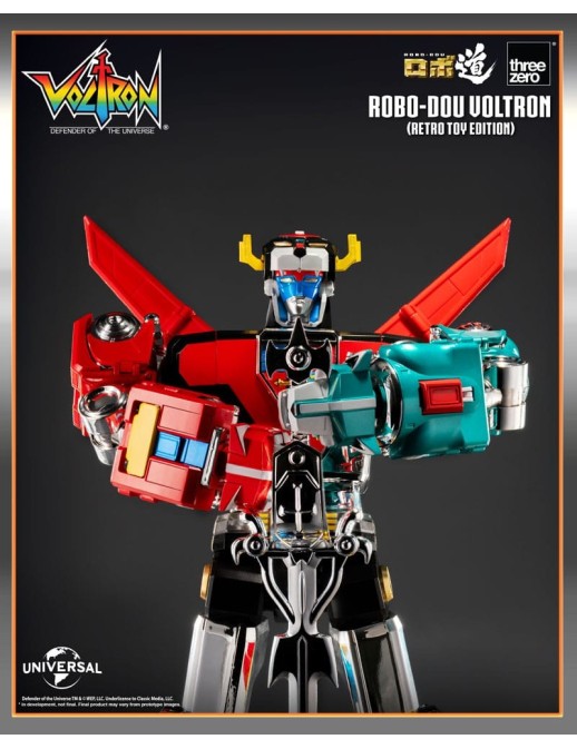 Threezero ROBO-DOU Voltron Defender of the Universe Retro Toy Edition