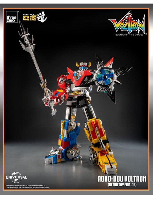 Threezero ROBO-DOU Voltron Defender of the Universe Retro Toy Edition