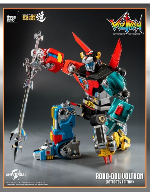 Threezero ROBO-DOU Voltron Defender of the Universe Retro Toy Edition
