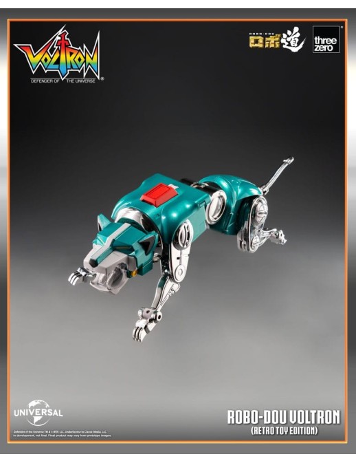 Threezero ROBO-DOU Voltron Defender of the Universe Retro Toy Edition