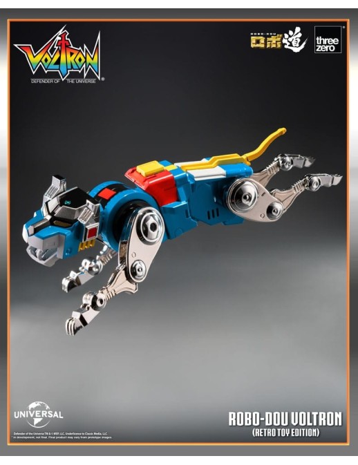 Threezero ROBO-DOU Voltron Defender of the Universe Retro Toy Edition