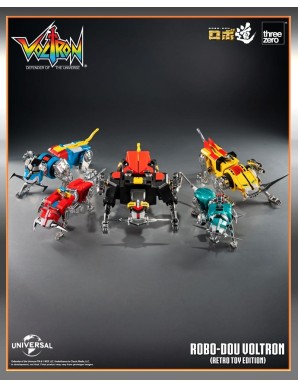 Threezero ROBO-DOU Voltron Defender of the Universe Retro Toy Edition