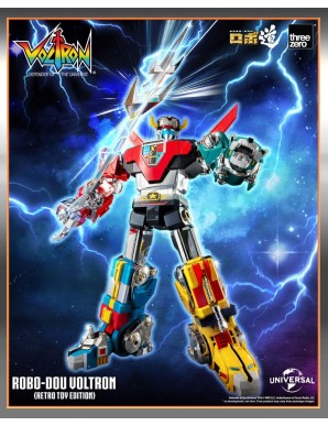 Threezero ROBO-DOU Voltron Defender of the Universe Retro Toy Edition