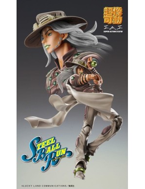 Medicos Super Action Statue JoJo's Bizarre Adventure Steel Ball Run Gyro Zeppeli Third