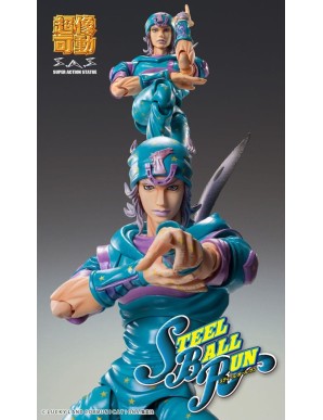 Medicos Super Action Statue JoJo's Bizarre Adventure Steel Ball Run Johnny Joestar Second
