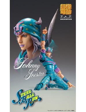 Medicos Super Action Statue JoJo's Bizarre Adventure Steel Ball Run Johnny Joestar Second