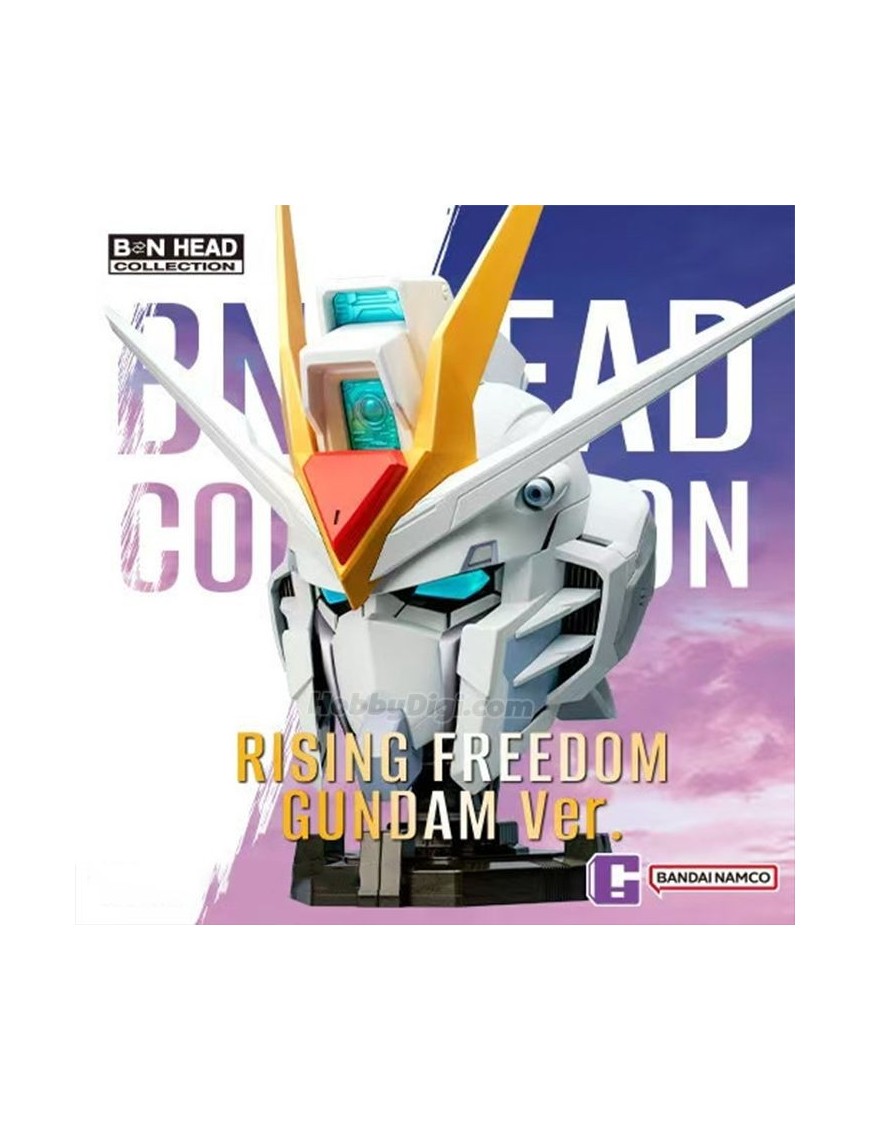 Bandai BN Head Collection Vol.4 Mobile Suit Gundam STTS-909 Rising Freedom Gundam Head Sculpt Bandai BN Head Collection Vol.4 Mobile Suit Gundam STTS-909 Rising Freedom Gundam Head Sculpt