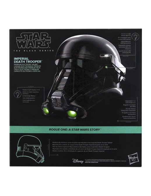 Hasbro Star Wars The Black Series Replica 1/1 Imperial Death Trooper Electronic Helmet