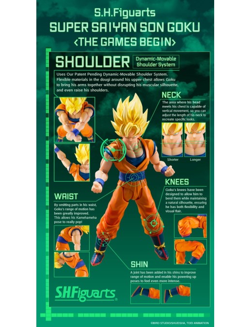 Bandai S.H. Figuarts Dragon Ball Z Son Goku Super Saiyan The Beginning of the Decisive Battle